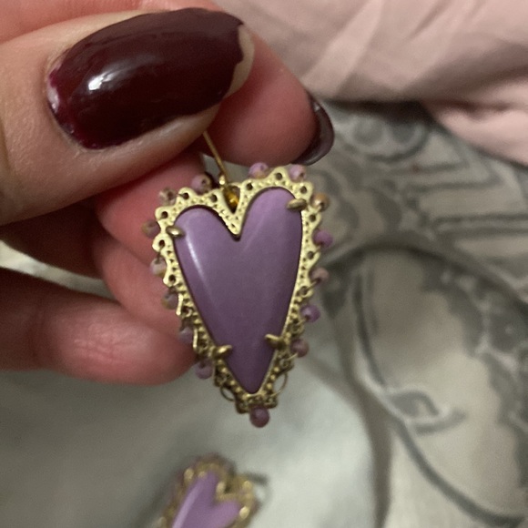 Purple Heart Kendra Scott - Picture 2 of 2